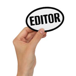 EDITOR Embroidered Patch