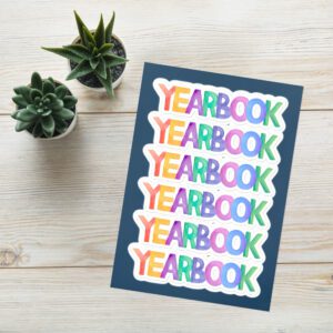 Yearbook | Watercolor Sticker Set
