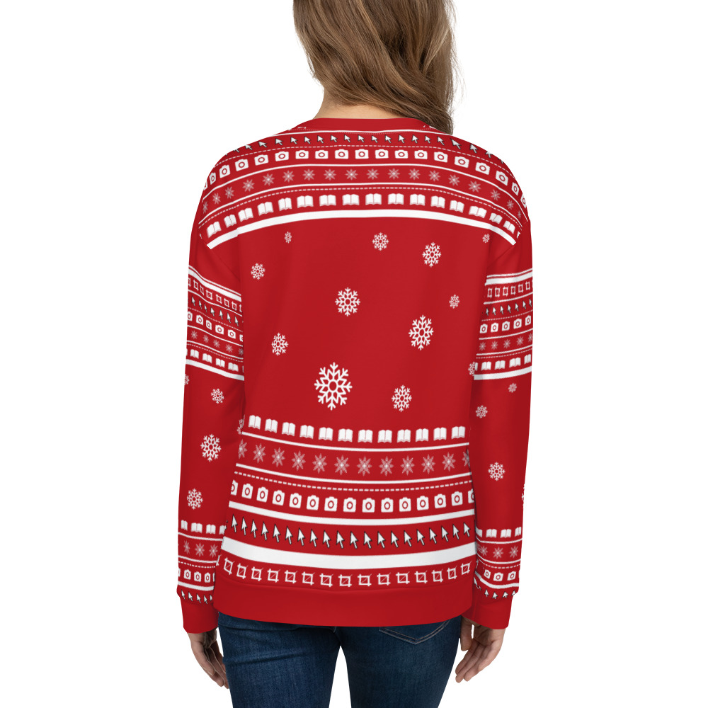 "Ugly Sweater" Crewneck - Journalism Adviser - Image 3