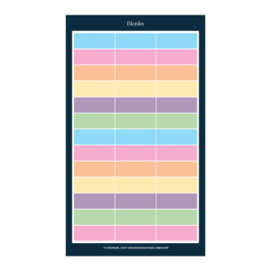 Blanks | Planner Sticker Set